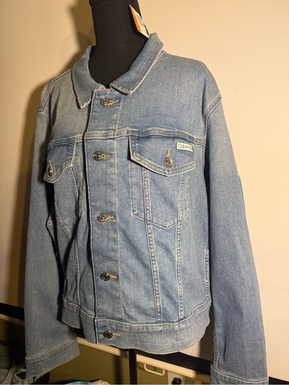 Calvin Klein Classic Trucker Jacket — XXL